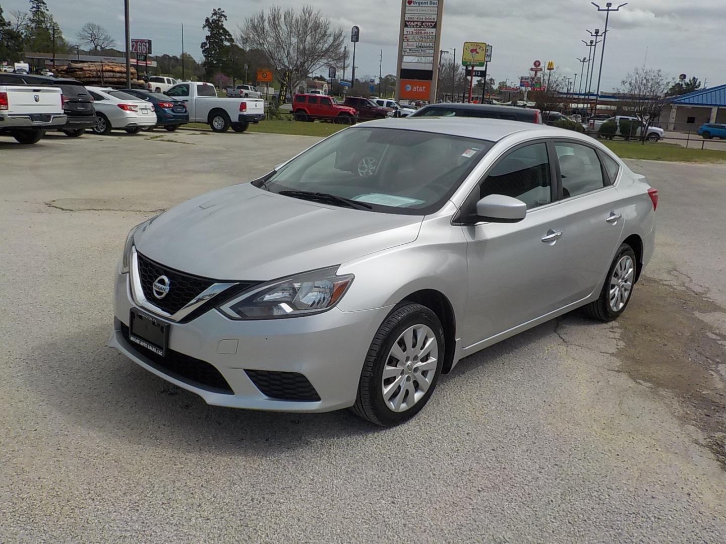 2017 Silver Nissan Sentra S (3N1AB7AP9HY) with an 1.8L L4 SFI DOHC 16V engine, Automatic transmission, located at 1617 W Church Street, Livingston, TX, 77351, (936) 327-3600, 30.710995, -94.951157 - Enjoy the ride without having to worry about what it's costing you! Nice! - Photo#2